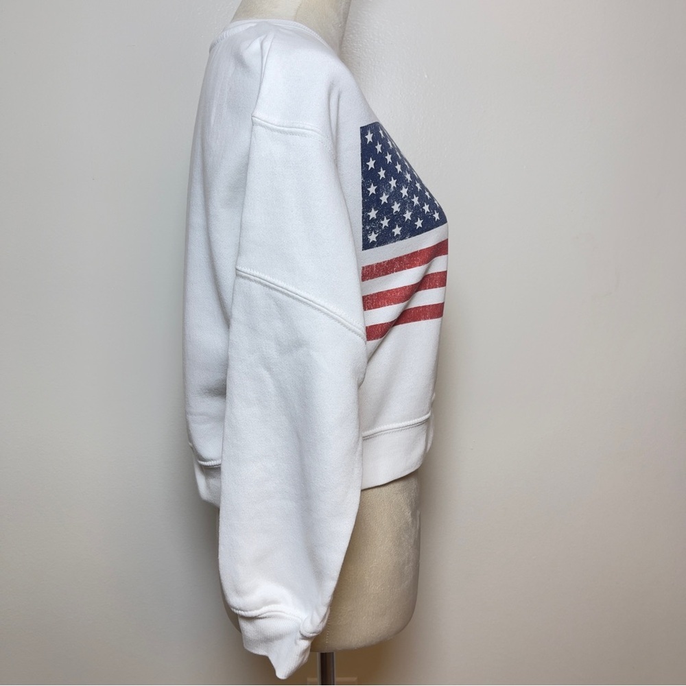 Youth American Flag Sweatshirt L 10/12 Patriotic by Art Class - Picture 2 of 8